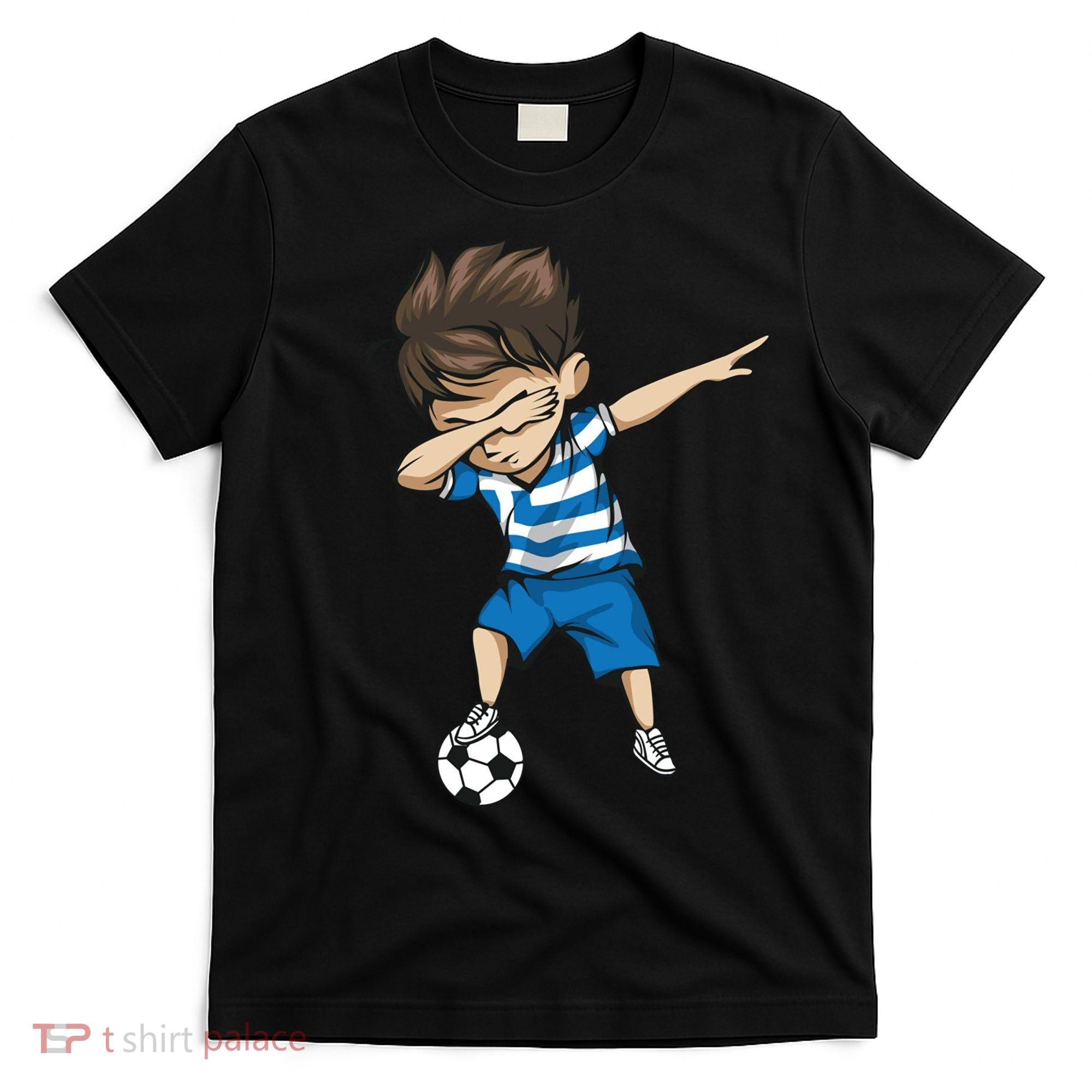 Dabbing Soccer Boy Greece T-Shirt