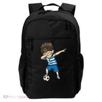 Dabbing Soccer Boy Greece Backpack thumb 0