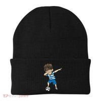 Dabbing Soccer Boy Greece Beanie thumb 0