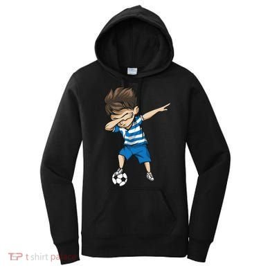 Dabbing Soccer Boy Greece Women's Hoodie