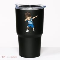 Dabbing Soccer Boy Greece Tumbler thumb 0
