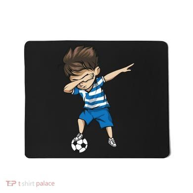 Dabbing Soccer Boy Greece Mousepad