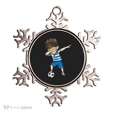 Dabbing Soccer Boy Greece Ornament
