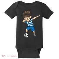 Dabbing Soccer Boy Greece Baby Bodysuit thumb 0
