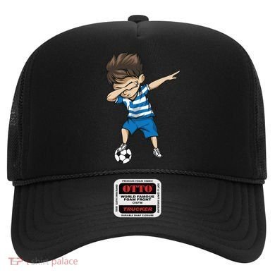 Dabbing Soccer Boy Greece Hat