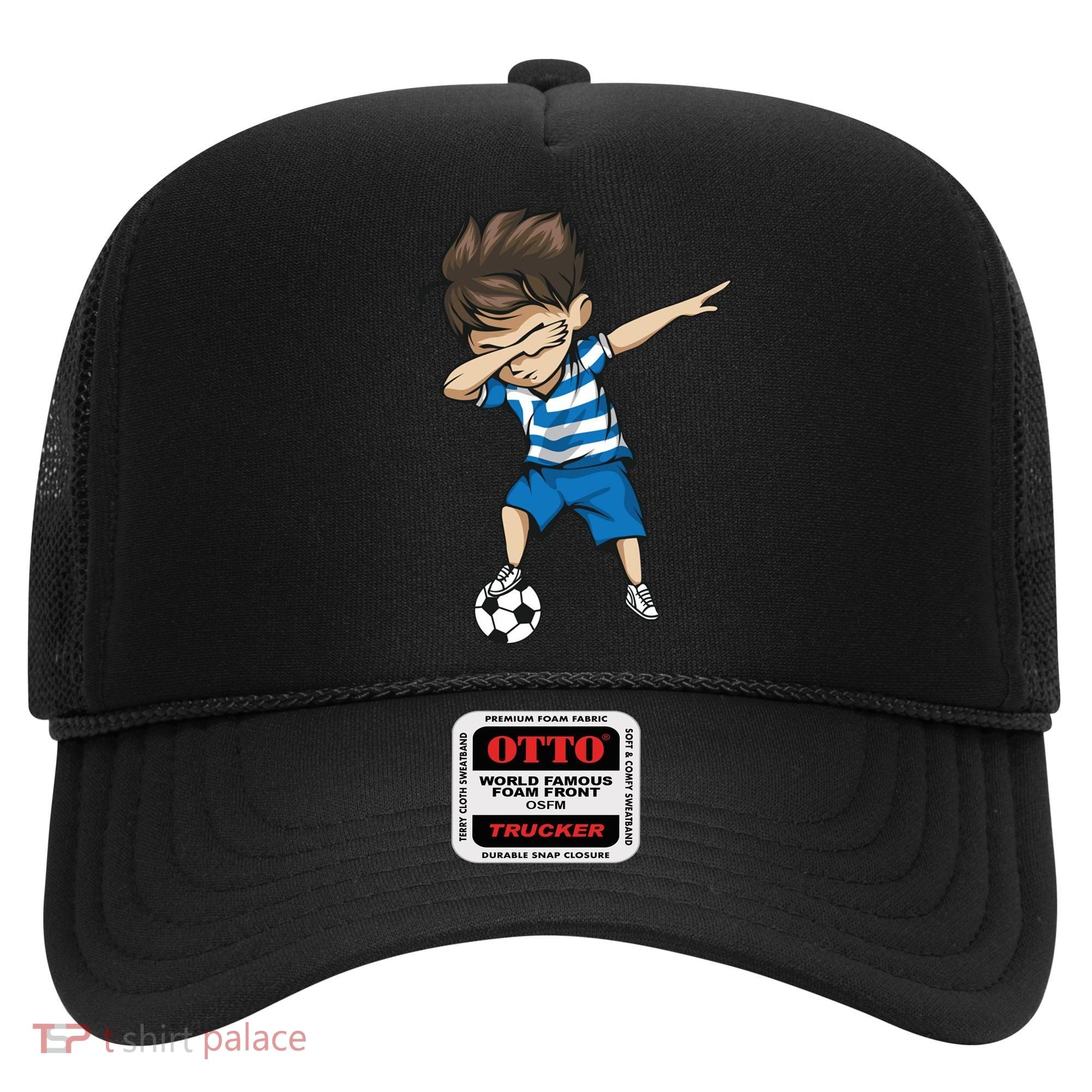 Dabbing Soccer Boy Greece Hat