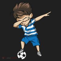 Dabbing Soccer Boy Greece Hat thumb 2