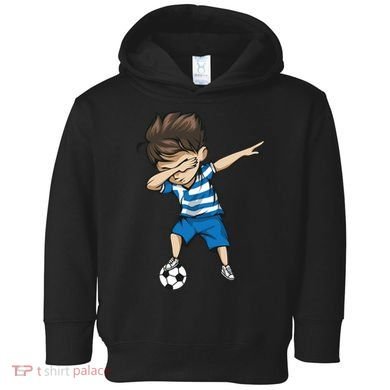Dabbing Soccer Boy Greece Toddler Hoodie