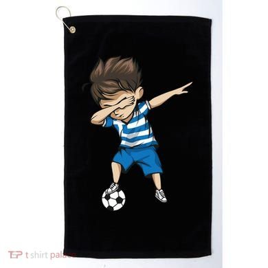 Dabbing Soccer Boy Greece Golf Towel
