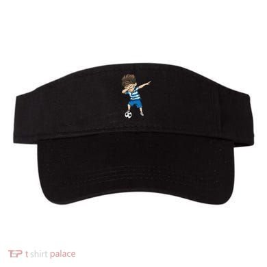 Dabbing Soccer Boy Greece Visor