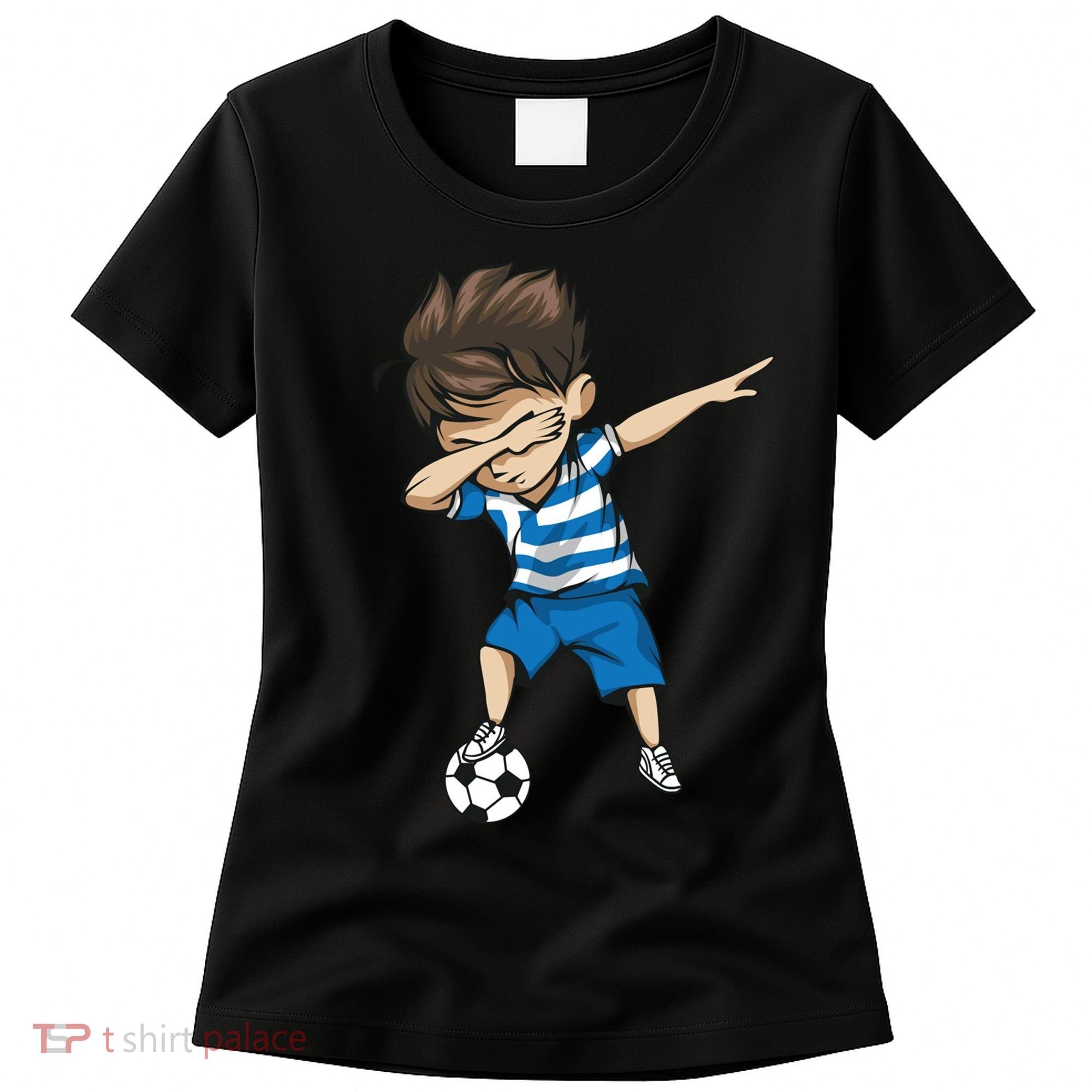 Dabbing Soccer Boy Greece Women's T-Shirt