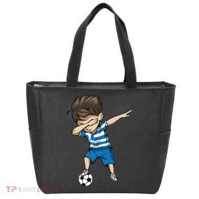 Dabbing Soccer Boy Greece Tote Bag