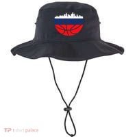 Detroit Skyline Basketball Logo Bucket Hat thumb 0