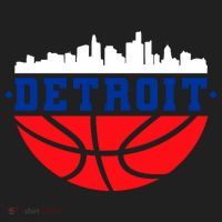 Detroit Skyline Basketball Logo Beanie thumb 2