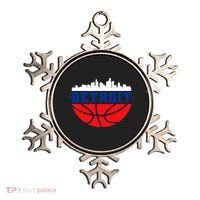 Detroit Skyline Basketball Logo Ornament thumb 0