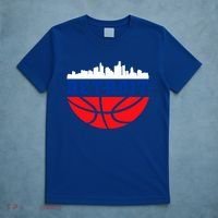Detroit Skyline Basketball Logo T-Shirt thumb 5