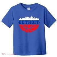 Detroit Skyline Basketball Logo Toddler T-Shirt thumb 0