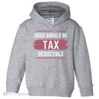 Dogs Should Be Tax Deductible Toddler Hoodie thumb 0