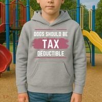 Dogs Should Be Tax Deductible Kids Hoodie thumb 2