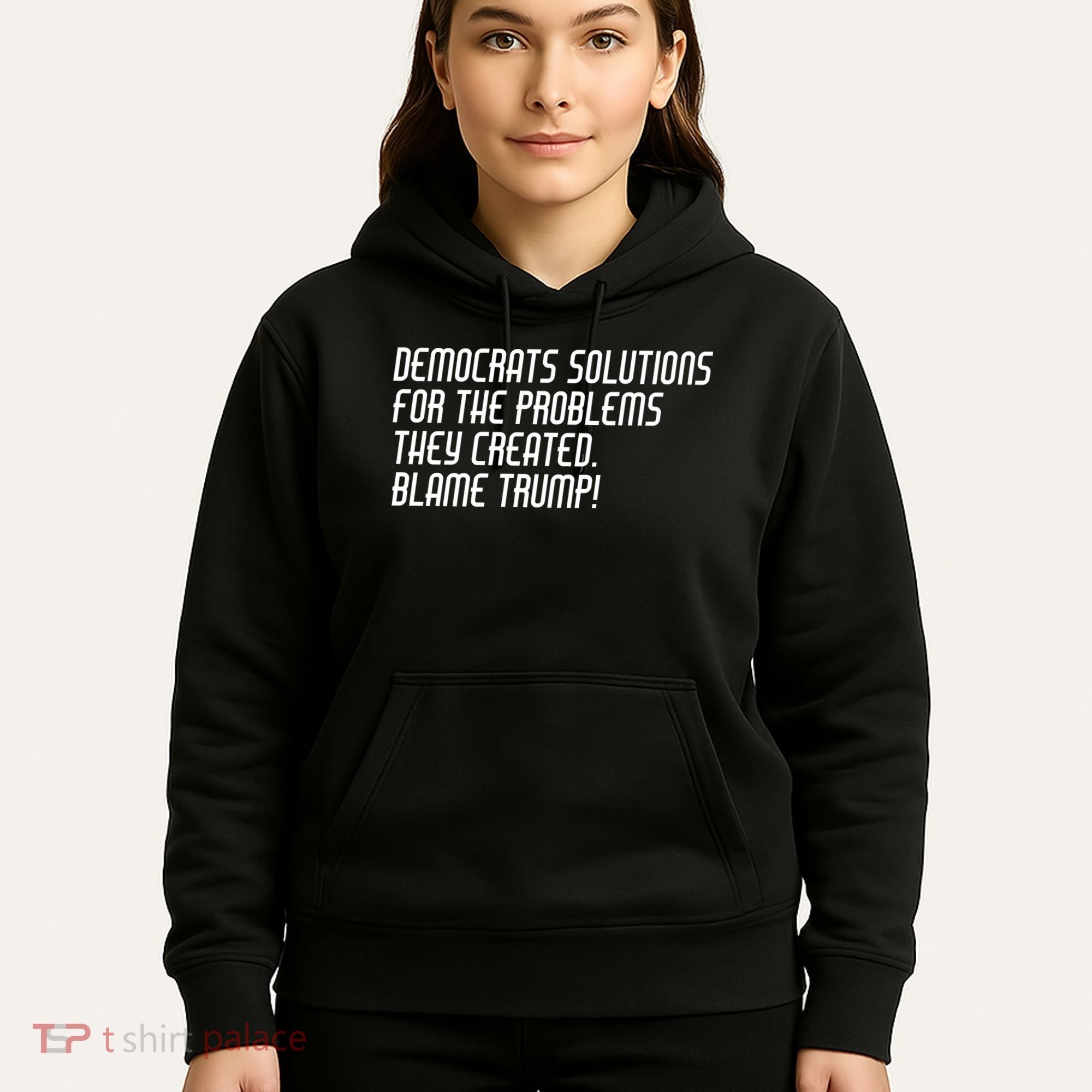 Democrat Solutions Blame Trump Hoodie