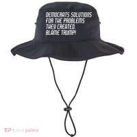 Democrat Solutions Blame Trump Bucket Hat thumb 0