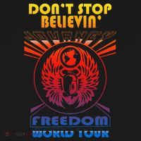DonT Stop Believin Freedom USA-Made Doggie Bandana thumb 2