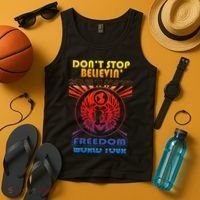DonT Stop Believin Freedom Tank Top thumb 4