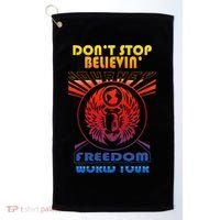 DonT Stop Believin Freedom Golf Towel thumb 0