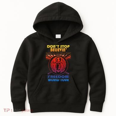 DonT Stop Believin Freedom Kids Hoodie
