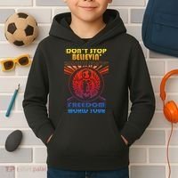 DonT Stop Believin Freedom Kids Hoodie thumb 2