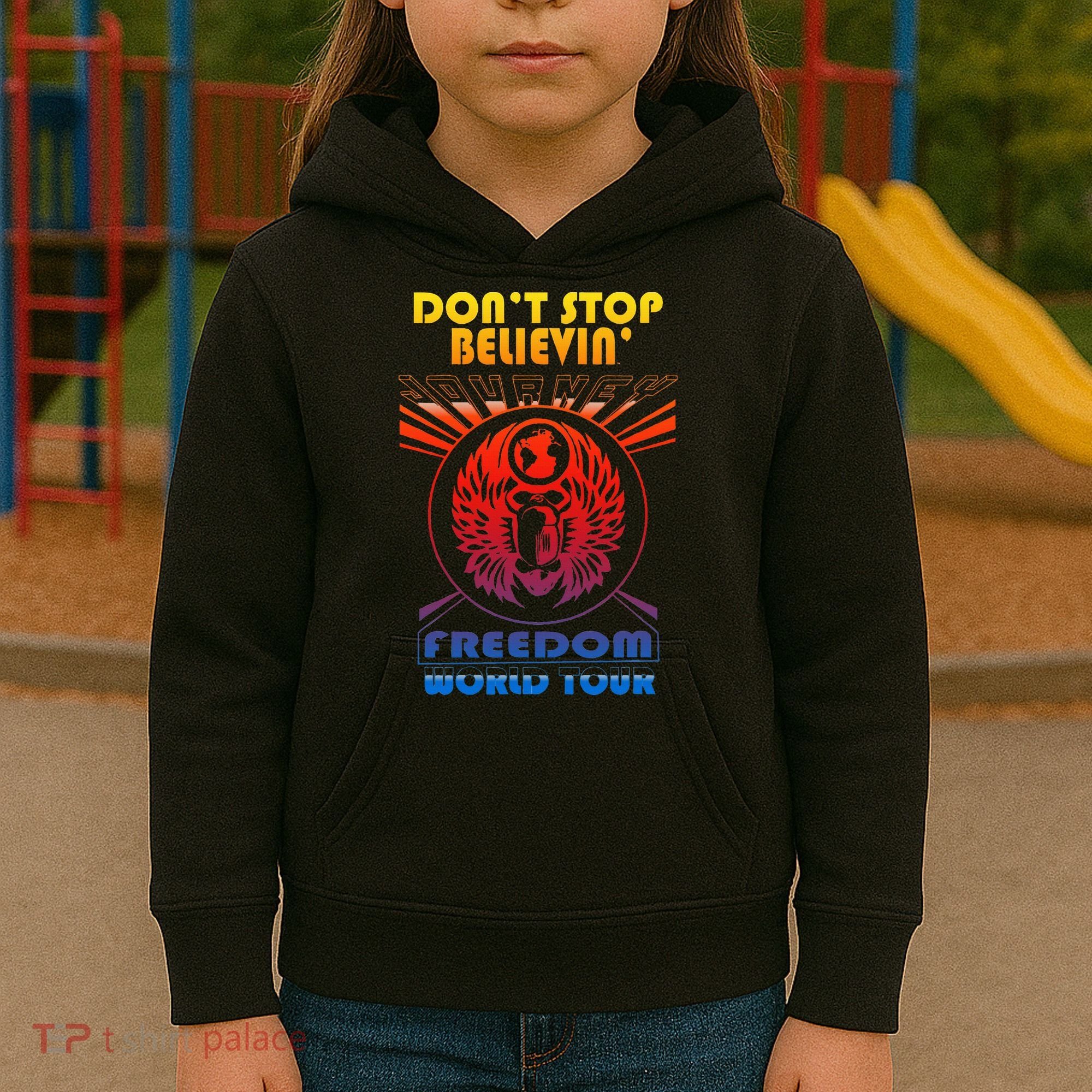 DonT Stop Believin Freedom Kids Hoodie