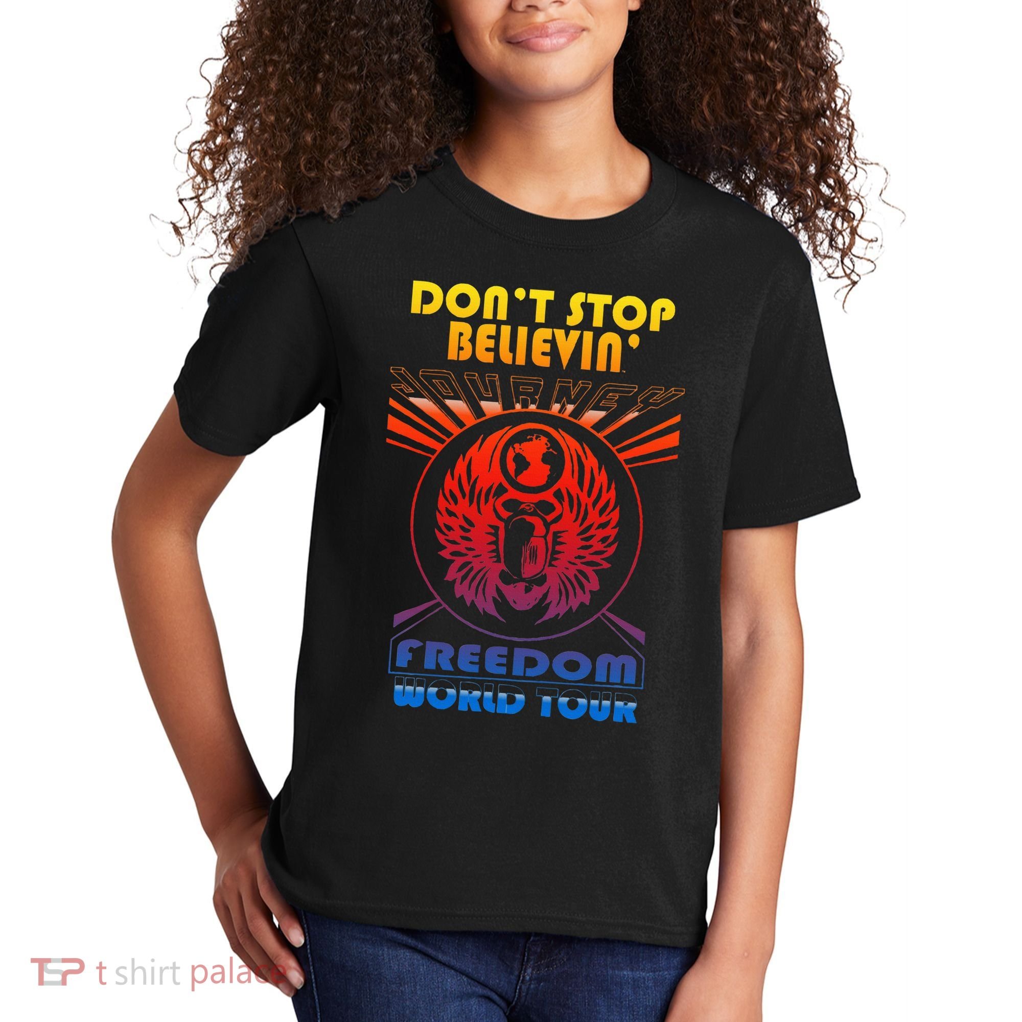 DonT Stop Believin Freedom Kids T-Shirt