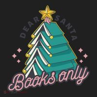 Dear Santa Books Only Women's Sweatshirt thumb 2