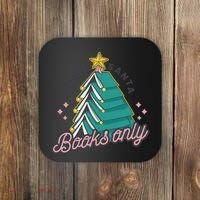 Dear Santa Books Only Coaster thumb 0