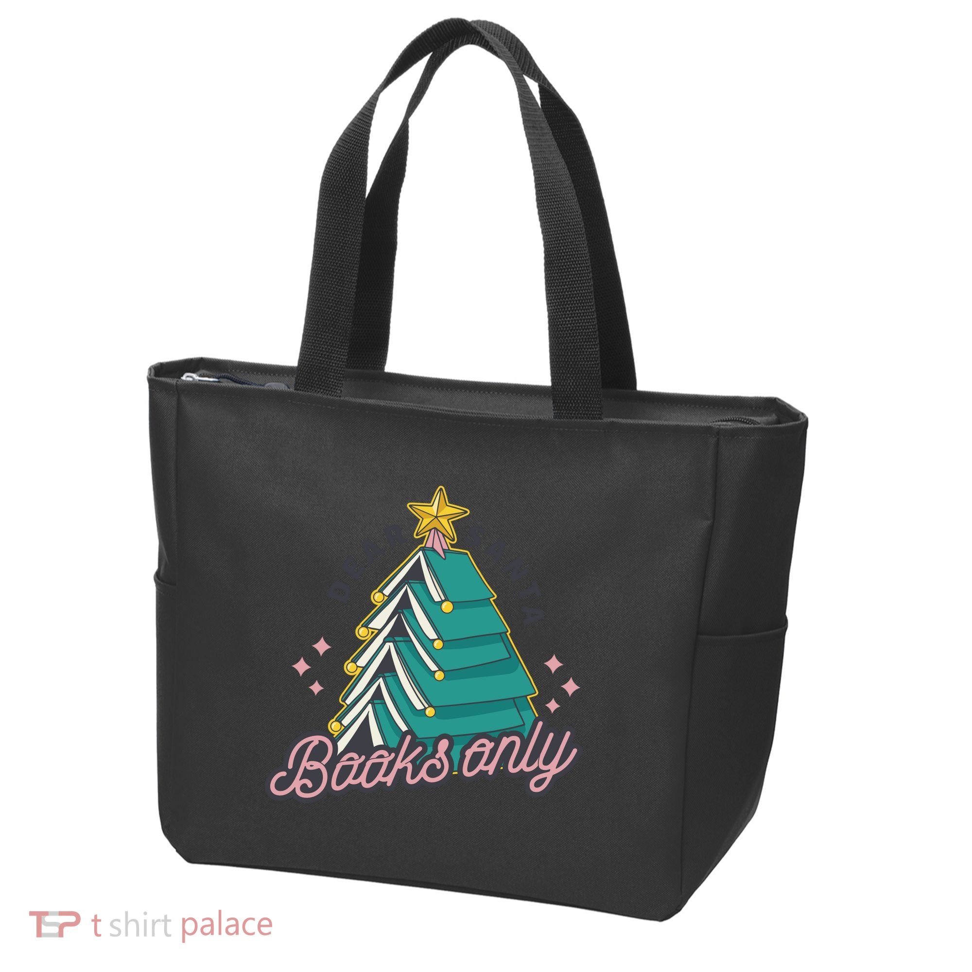 Dear Santa Books Only Tote Bag