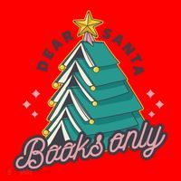 Dear Santa Books Only Santa Hat thumb 1