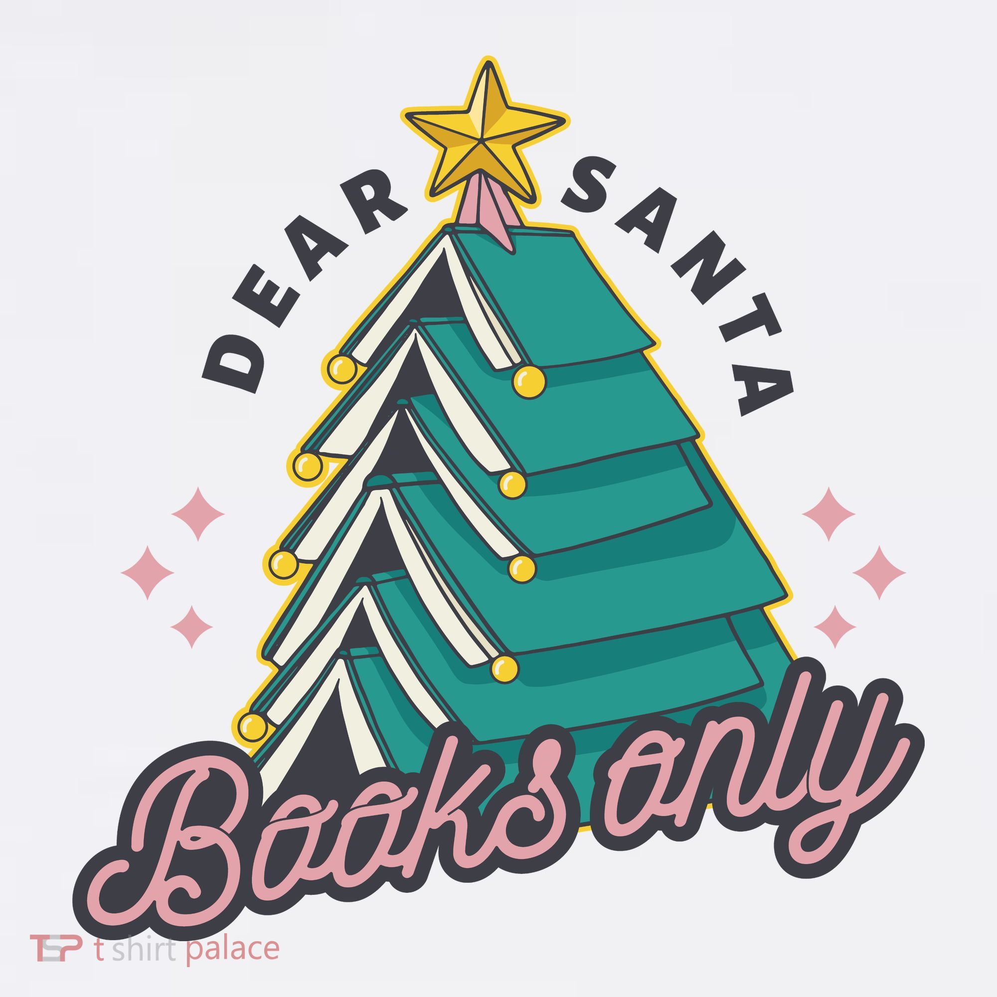 Dear Santa Books Only Hoodie