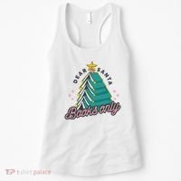 Dear Santa Books Only Women's Tank Top thumb 0