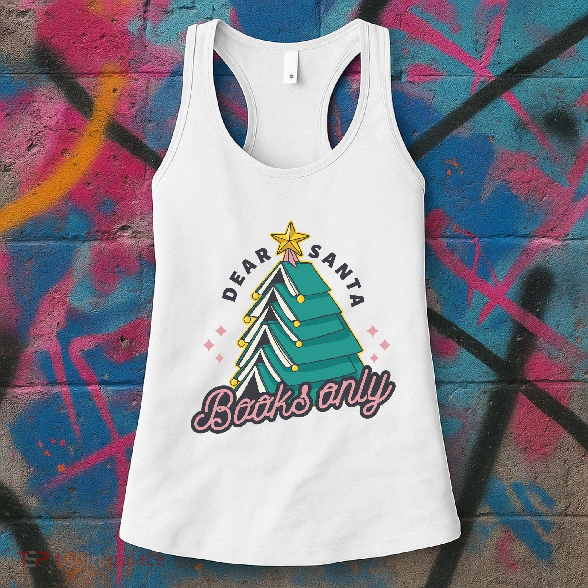 Dear Santa Books Only Women's Tank Top