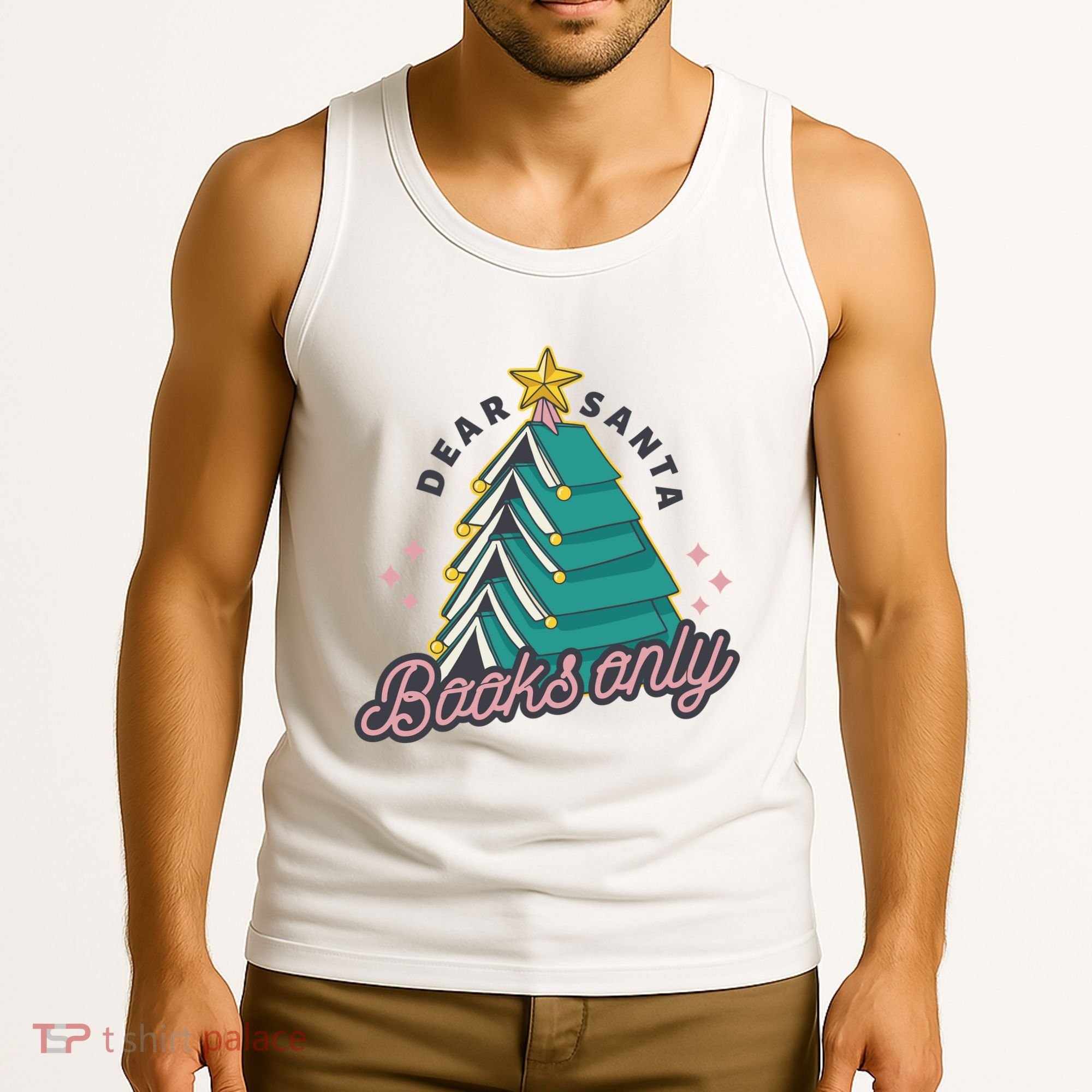 Dear Santa Books Only Tank Top