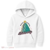 Dear Santa Books Only Kids Hoodie thumb 0