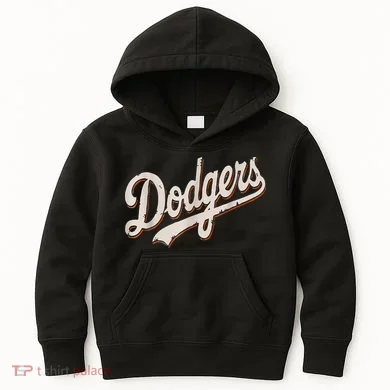 Dodgers Style Classic Kids Hoodie