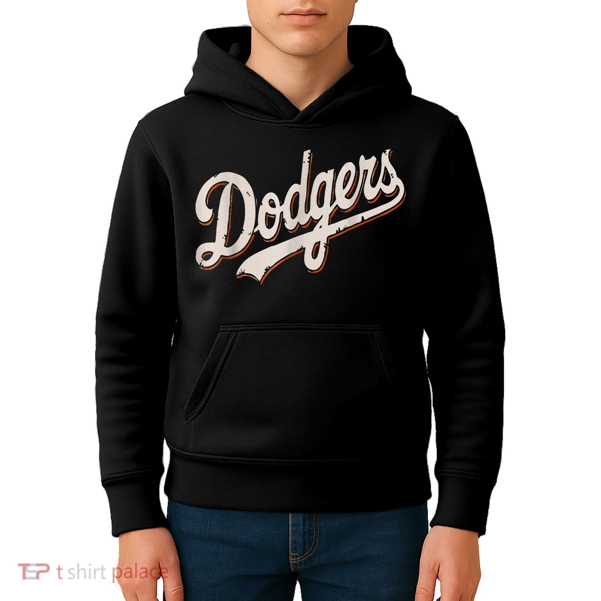 Dodgers Style Classic Kids Hoodie