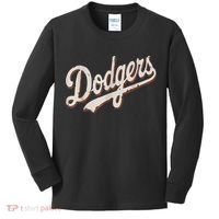 Dodgers Style Classic Kids Long Sleeve Shirt thumb 0