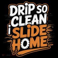 Drip So Clean I Slide Home  Funny Baseball Player Saying Ornament thumb 1