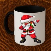 Dabbing Santa Claus From Palestine Xmas Gift Coffee Mug thumb 2