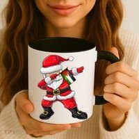 Dabbing Santa Claus From Palestine Xmas Gift Coffee Mug thumb 3