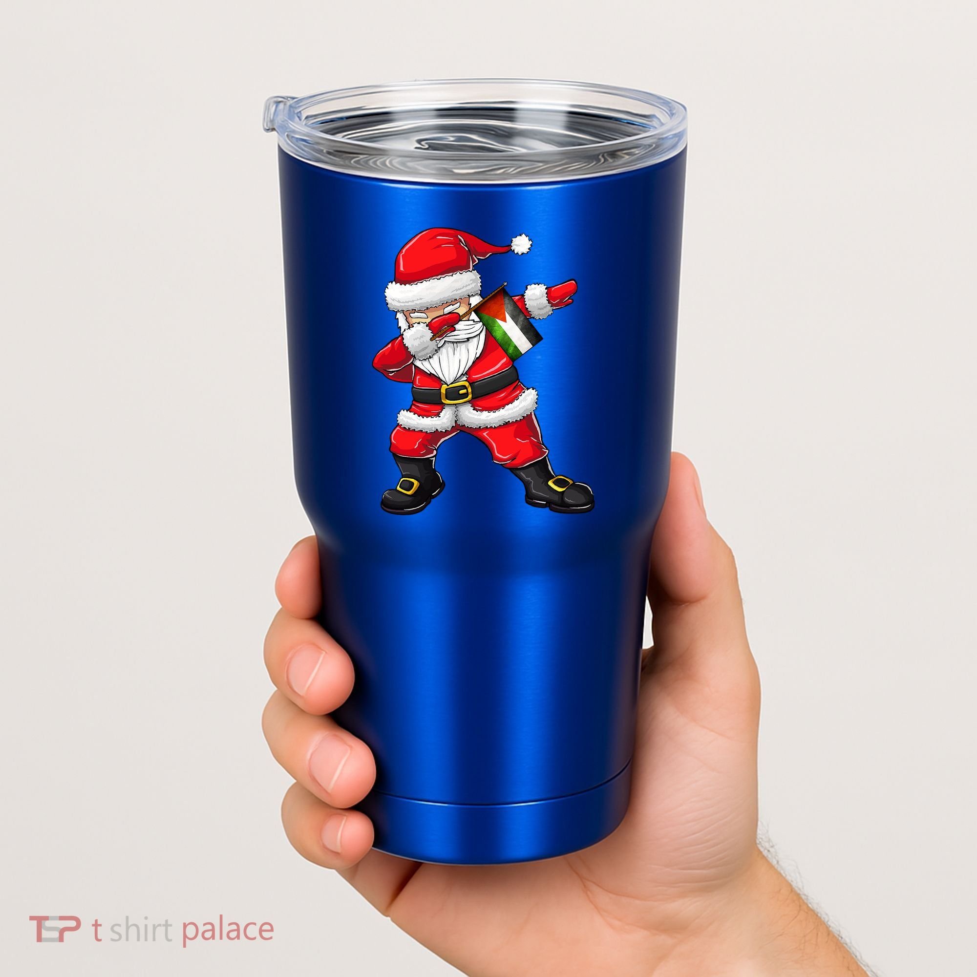 Dabbing Santa Claus From Palestine Xmas Gift Tumbler