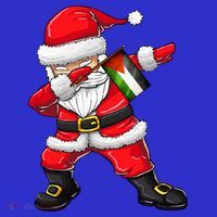 Dabbing Santa Claus From Palestine Xmas Gift Women's Tank Top thumb 5