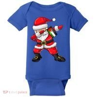 Dabbing Santa Claus From Palestine Xmas Gift Baby Bodysuit thumb 0